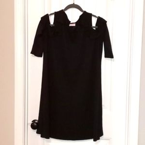 Black Open Shoulder Dress